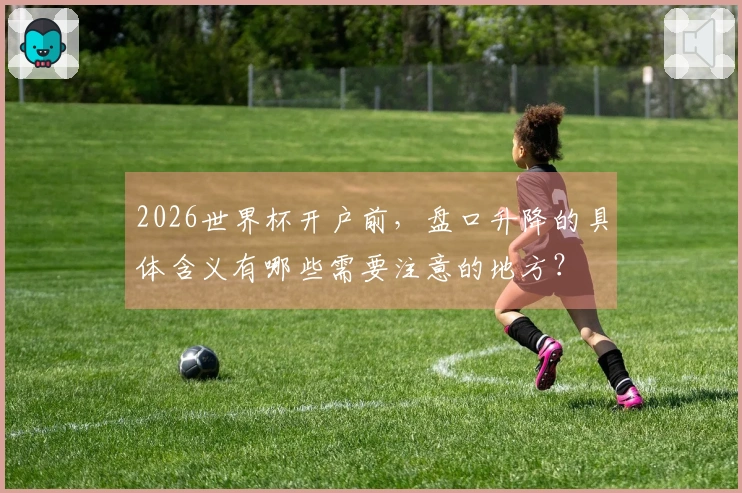 2026世界杯开户前，盘口升降的具体含义有哪些需要注意的地方？